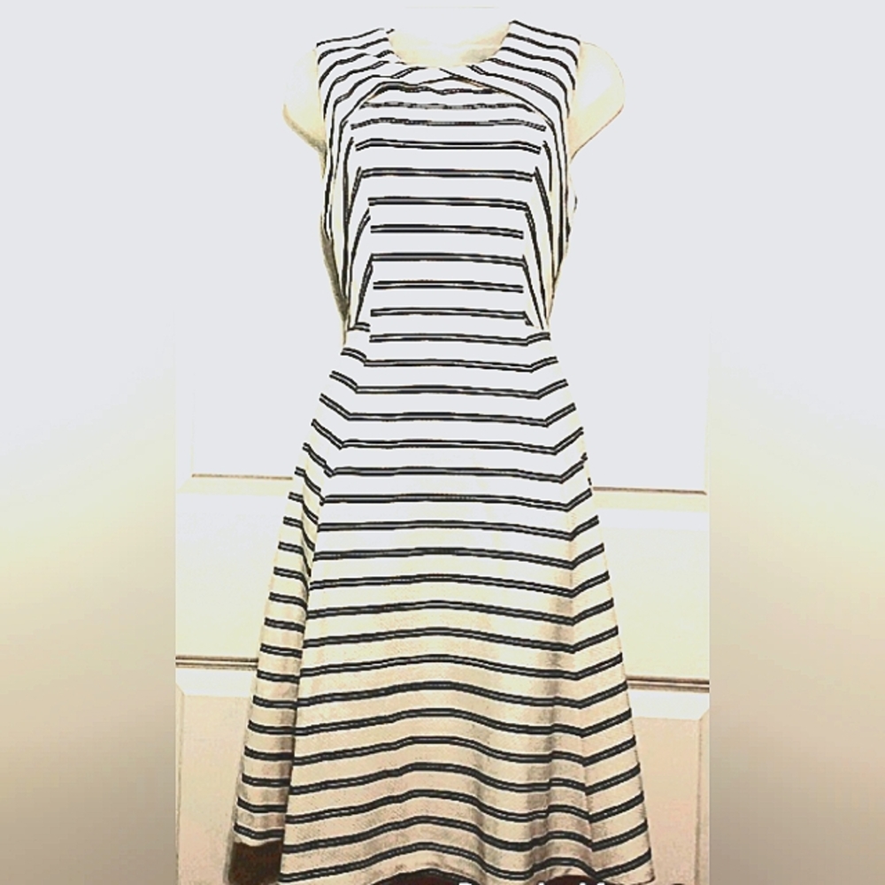 IVANKA TRUMP Sleeveless Fitted Dress, Sz 10